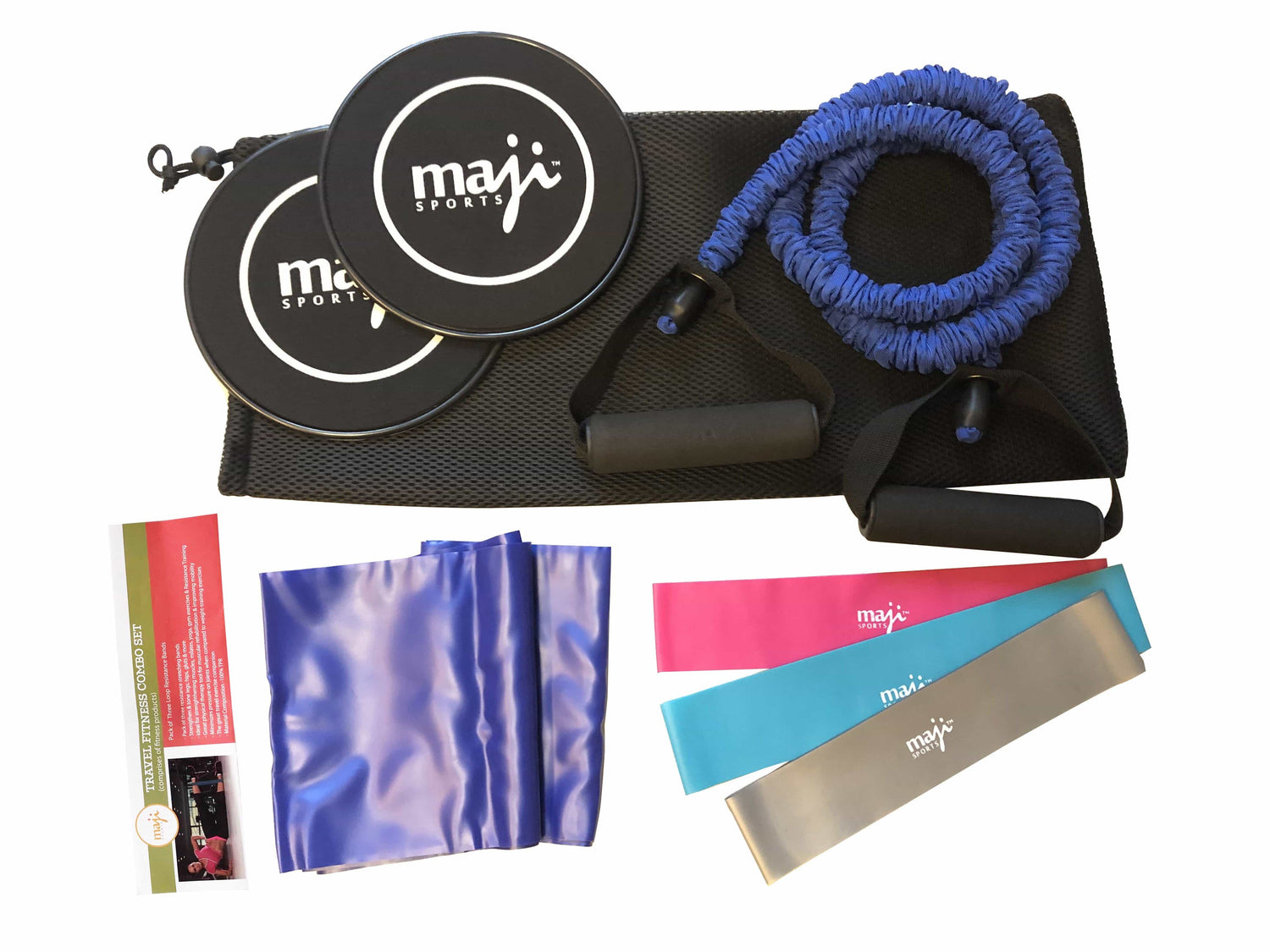 Maji Sports Resistance and Core Fitness Training Bundle Jupiter Gear Home