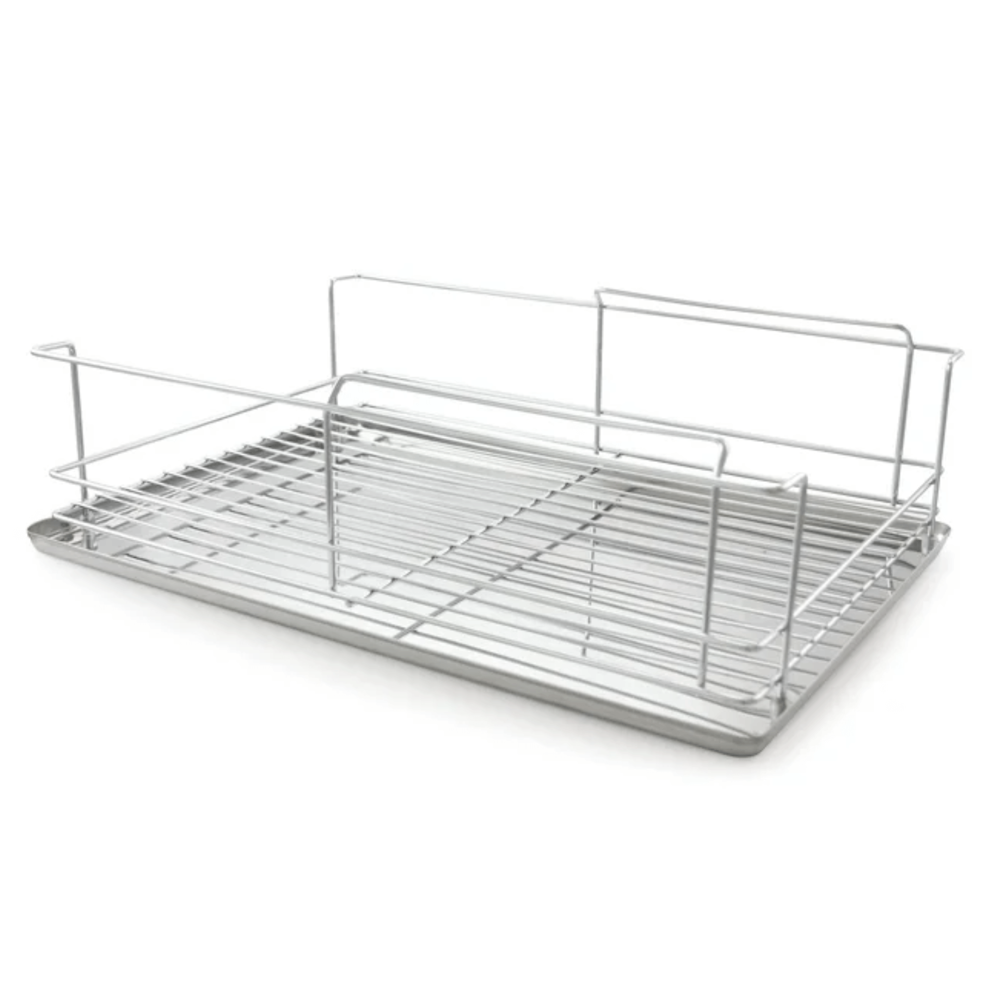 Better Chef 22" 2-Tier 4-Piece Chrome Classic Dish Rack Jupiter Gear Home