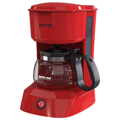 Better Chef 4-Cup Coffeemaker with Grab-A-Cup Feature Jupiter Gear Home