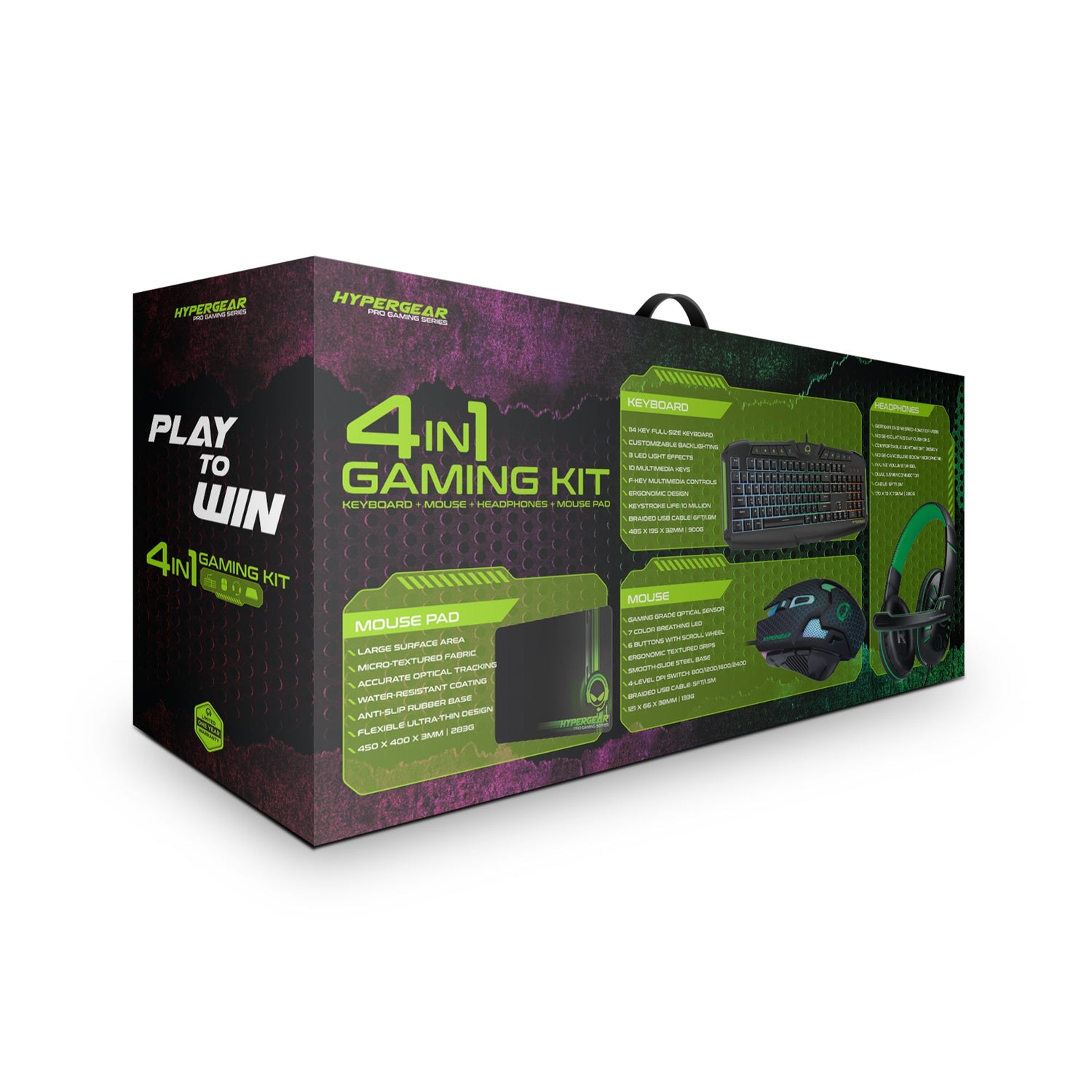 HyperGear 4-in-1 Gaming Kit 2021 Jupiter Gear Home