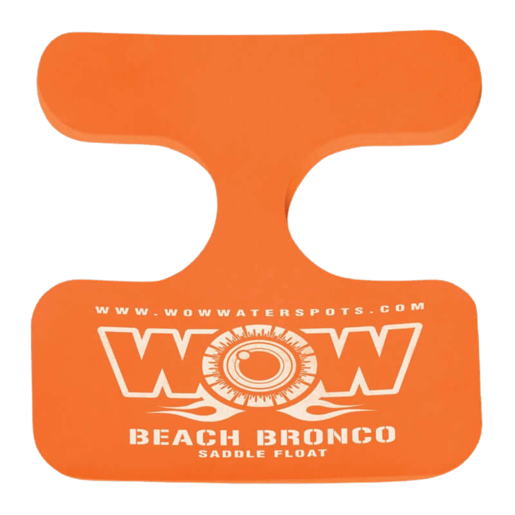 WOW Watersports Beach Bronco for 1 Person 220Ibs or 99kg Maximum Capacity - Orange Jupiter Gear Home