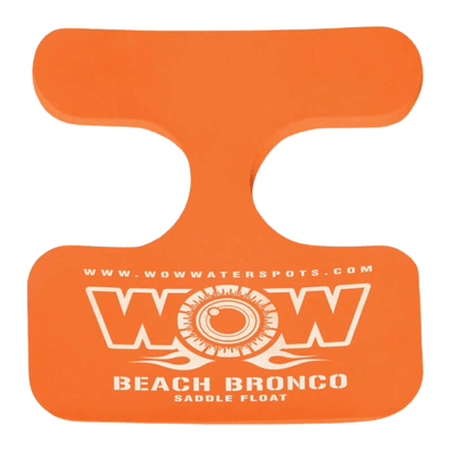 WOW Watersports Beach Bronco for 1 Person 220Ibs or 99kg Maximum Capacity - Orange Jupiter Gear Home