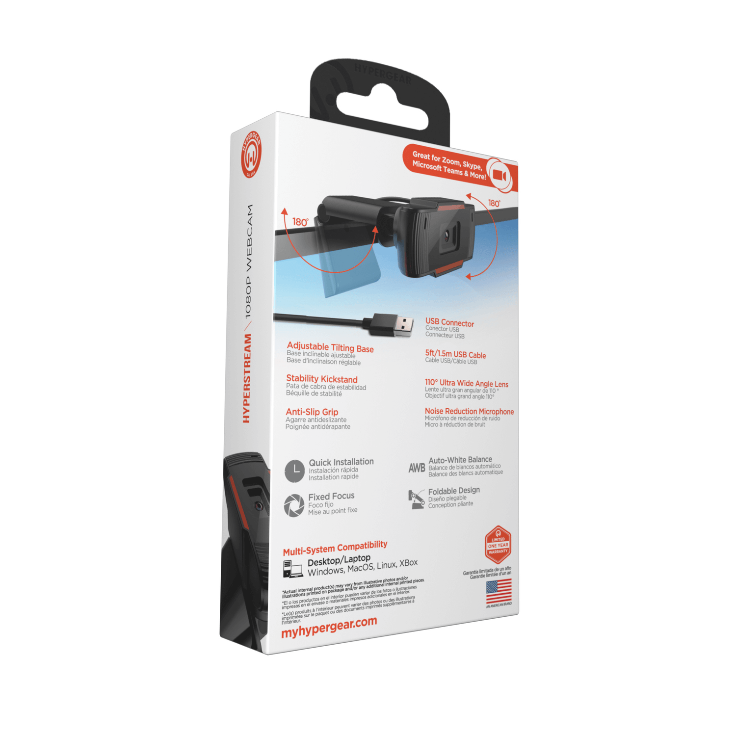 HyperGear HyperStream 1080P Webcam Jupiter Gear Home