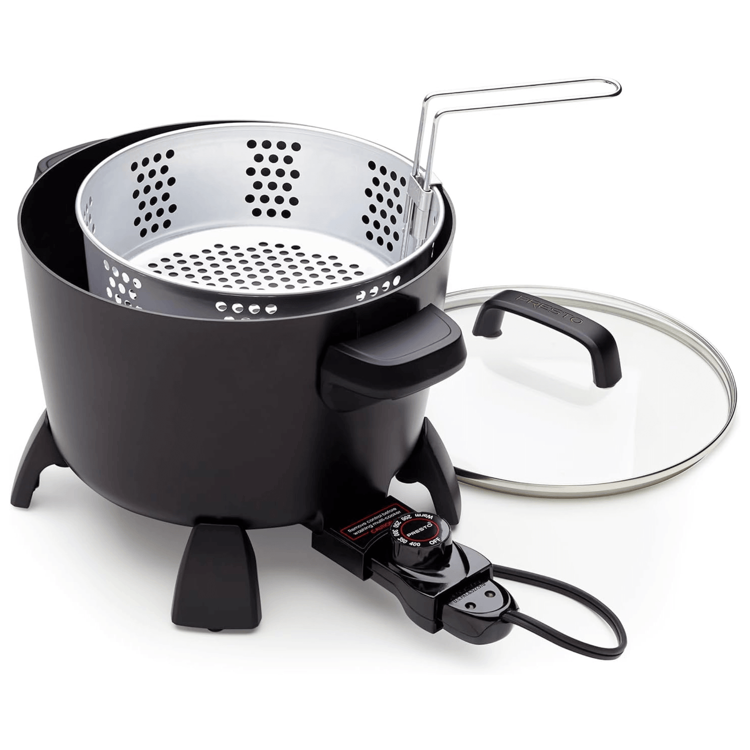 Presto 8-Cup Big Kettle Steamer Deep Fryer Multi-Cooker Jupiter Gear Home