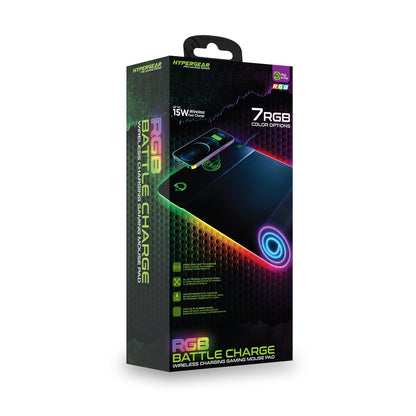 HyperGear Battle Charge Wireless Gaming Mouse Pad with Wireless Charging Jupiter Gear Home