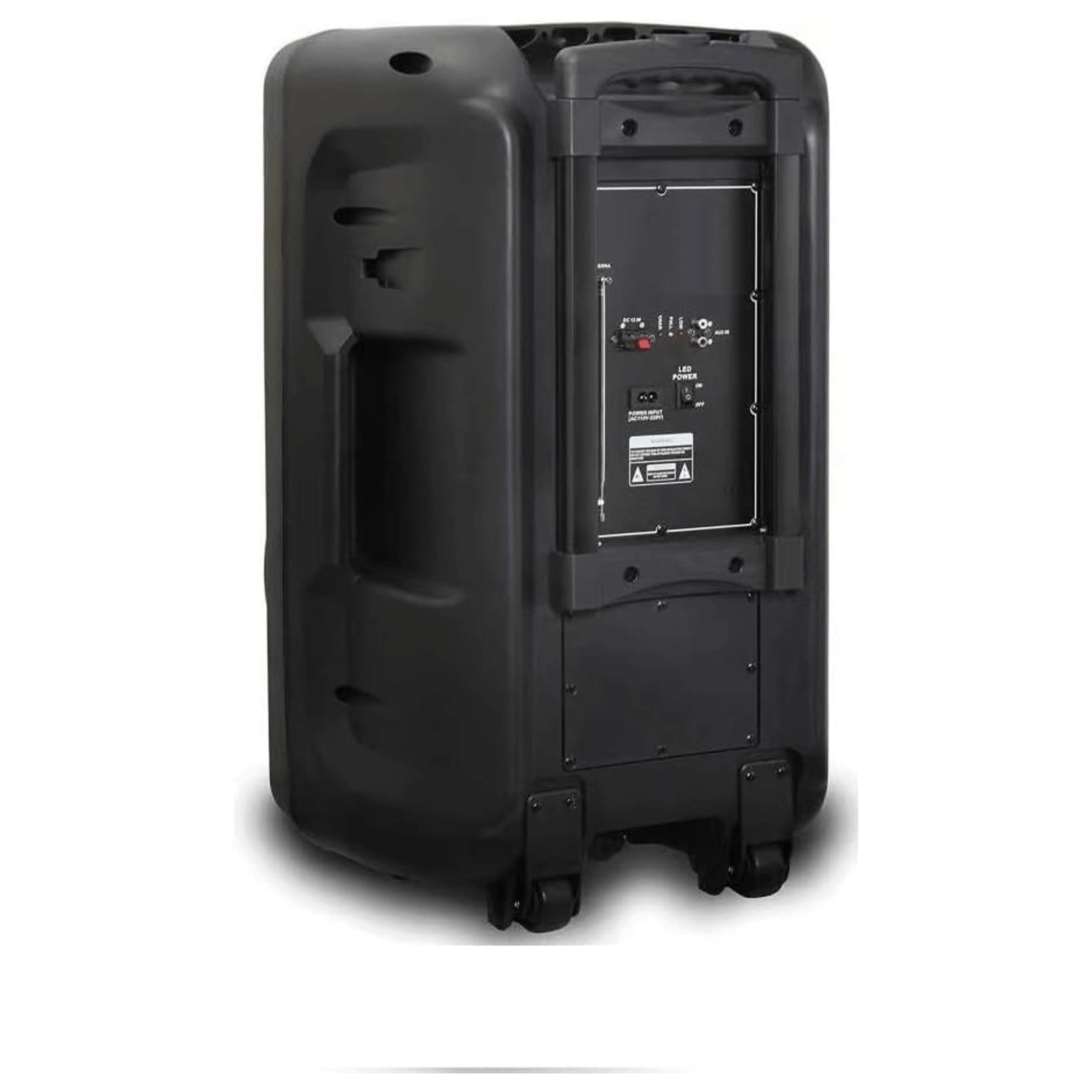 Norcent 15" Portable Bluetooth Speaker System with Sound-Activated LED Lights Jupiter Gear Home