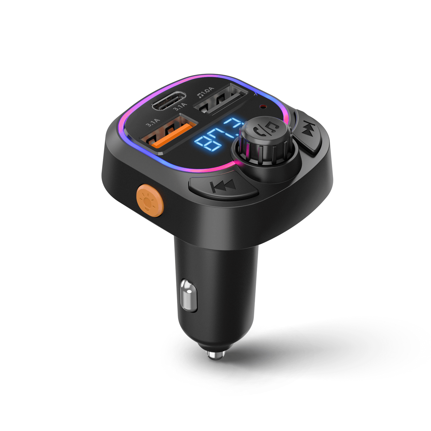 HyperGear IntelliCast Road FM Transmitter Car Charger Jupiter Gear Home