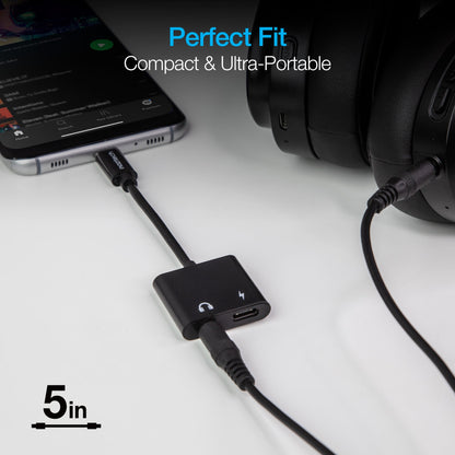 Naztech USB-C and 3.5mm Audio + Charge Adapter Jupiter Gear Home