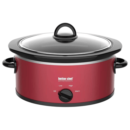 Better Chef 3-Quart Oval Slow Cooker with Removable Stoneware Crock Jupiter Gear Home