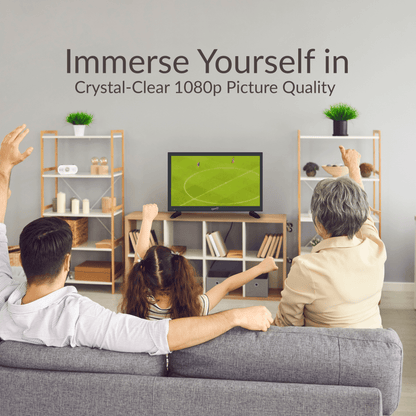 Supersonic 19" VIDAA ACDC Compatible LED Smart TV with Built-In WiFi Jupiter Gear Home