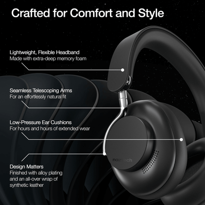 Naztech Aura 360 ANC Wireless Headphones Jupiter Gear Home
