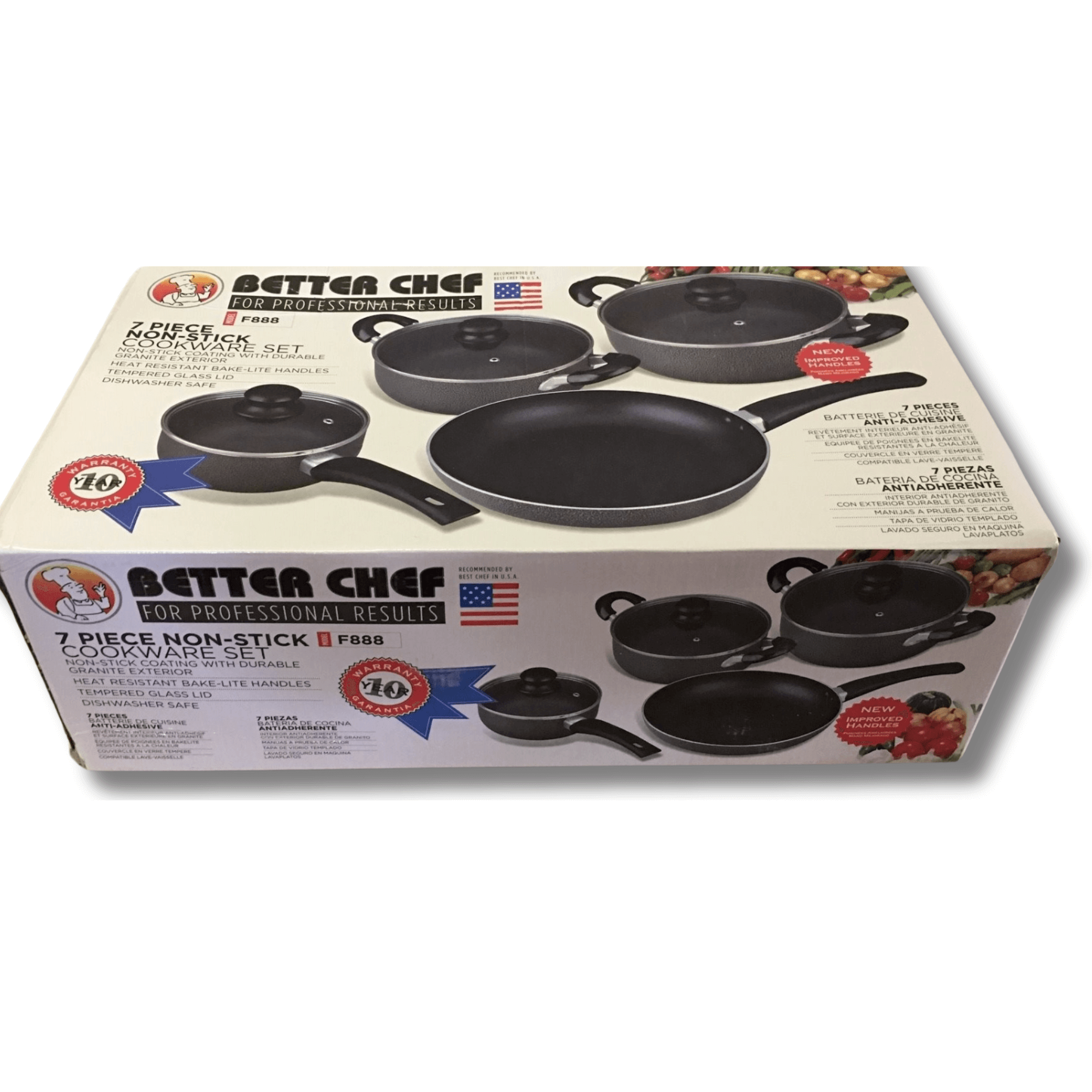 Better Chef 7-Piece Aluminum Non-Stick Cookware Set Jupiter Gear Home