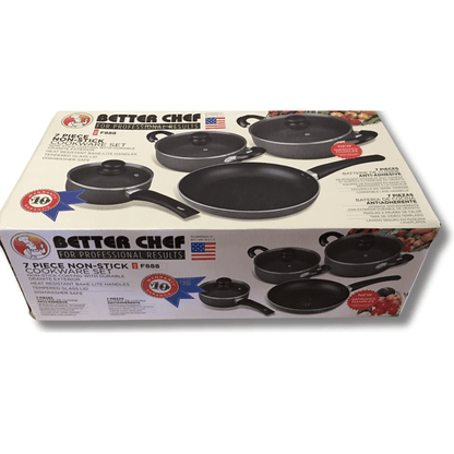 Better Chef 7-Piece Aluminum Non-Stick Cookware Set Jupiter Gear Home