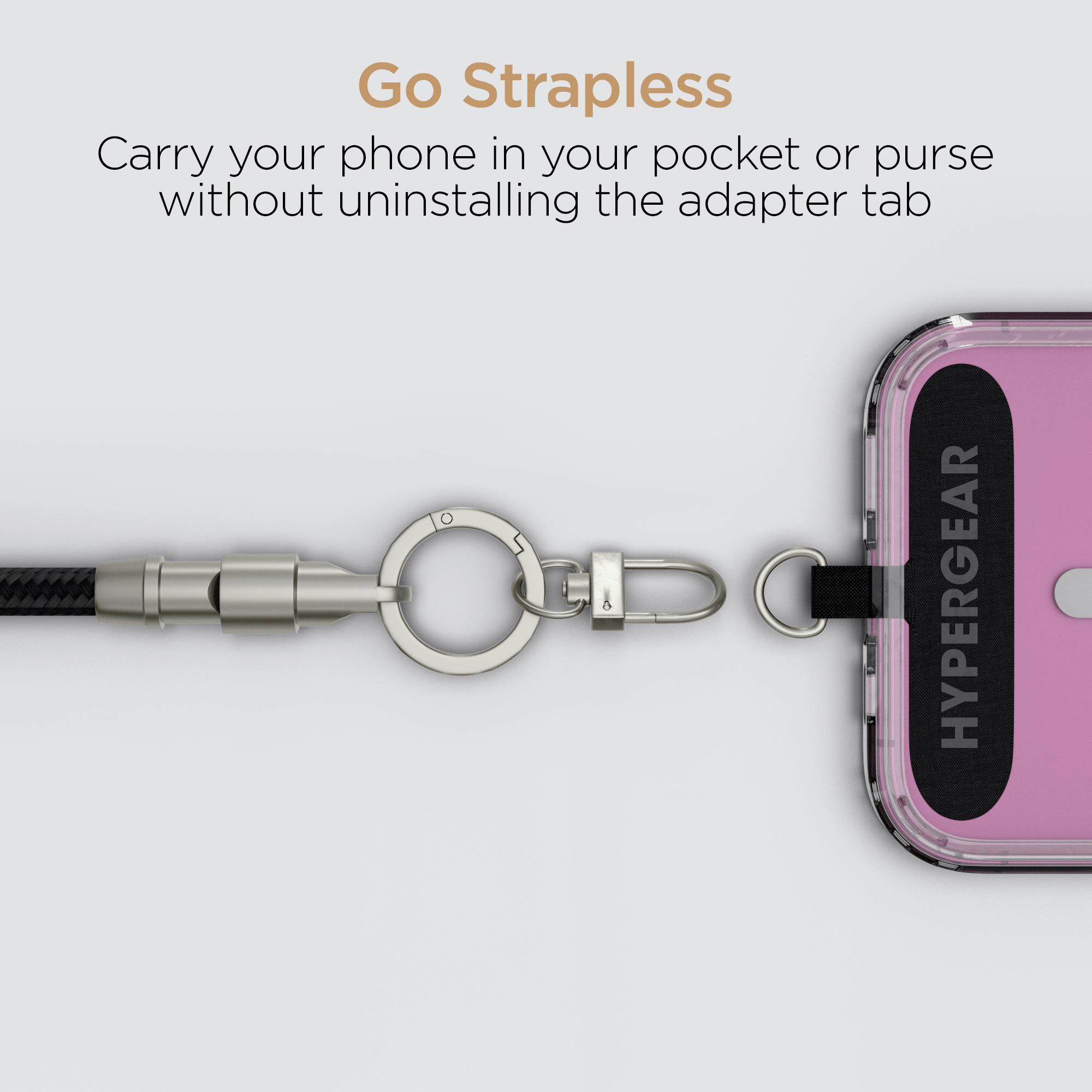 HyperGear 2-in-1 Universal Crossbody Phone Strap and Charging Cable Jupiter Gear Home