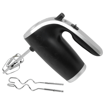 Better Chef 5-Speed 150W Hand Mixer with Silver Accents and Storage Clip Jupiter Gear Home