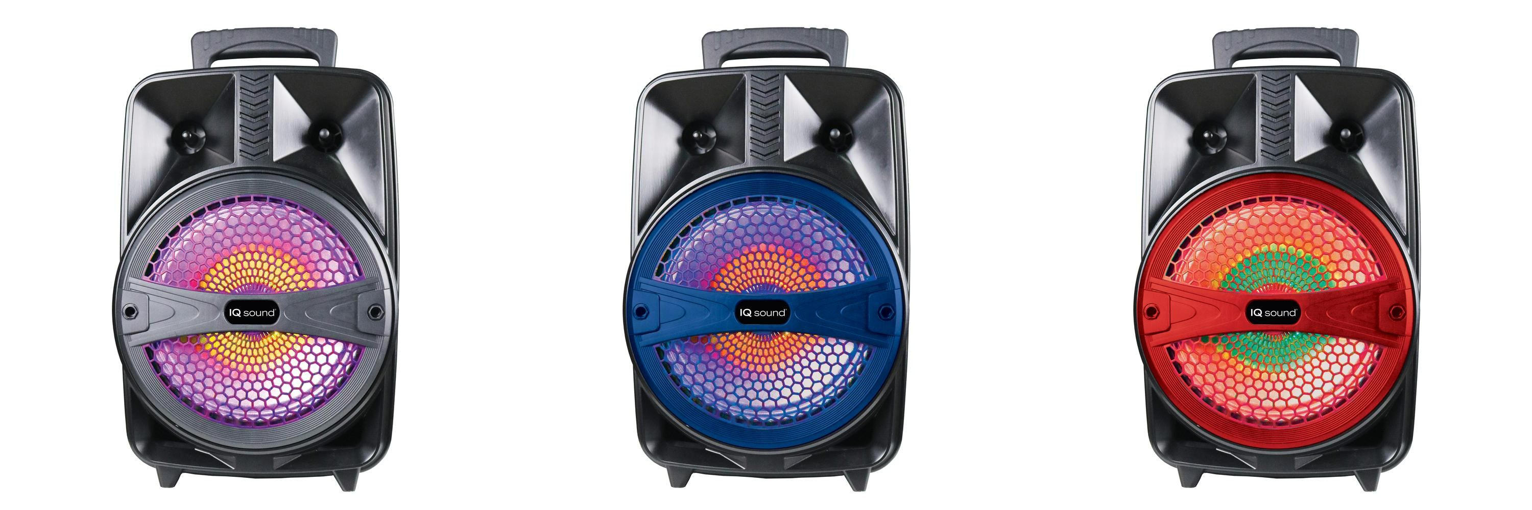 IQ Sound 8" Portable Bluetooth Speaker Jupiter Gear Home