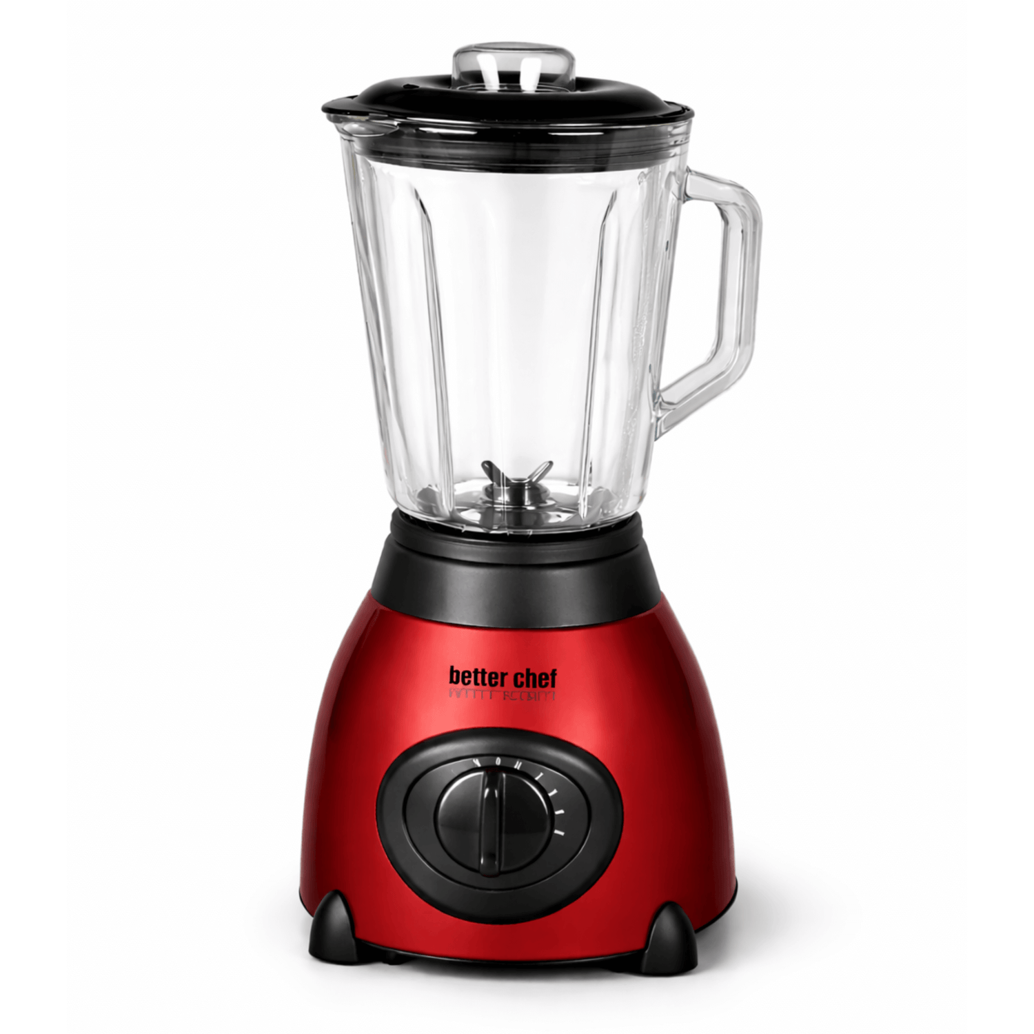 Better Chef 500-Watt Glass Jar Blender with Stainless Steel Base Jupiter Gear Home