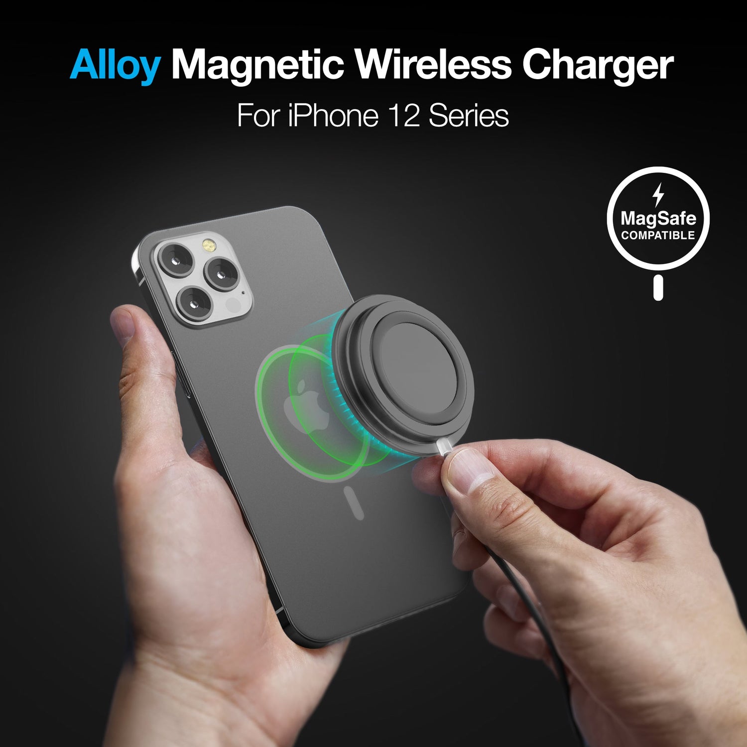 Naztech Alloy Magnetic 15W Wireless Fast Charger Jupiter Gear Home