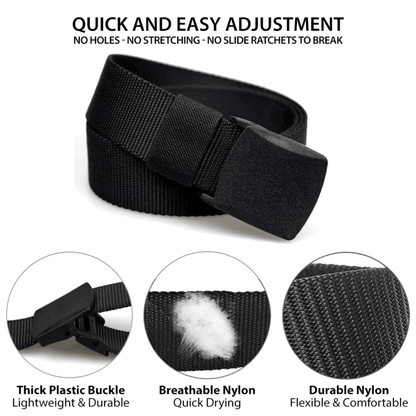 XGear Tactical Adjustable Nylon Belt with Plastic Buckle Jupiter Gear Home