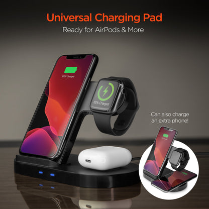 HyperGear 3-in-1 Wireless Charging Dock Jupiter Gear Home