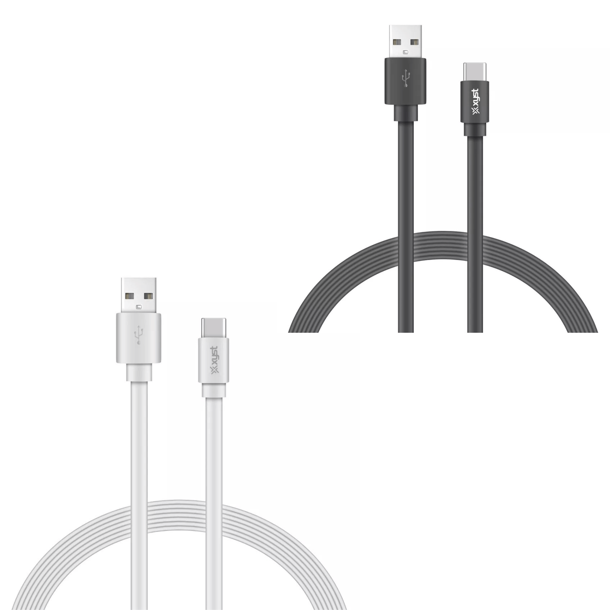 Xyst Charge and Sync USB to USB-C Flat Cable 4Ft Jupiter Gear Home