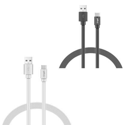 Xyst Charge and Sync USB to USB-C Flat Cable 4Ft Jupiter Gear Home