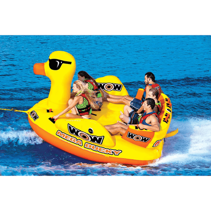 WOW Watersports Mega Ducky 5P Towable with Extra High Backrest Jupiter Gear Home