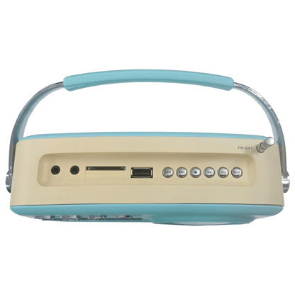 Supersonic Multi-Function Bluetooth Retro Speaker with Rechargeable Battery Jupiter Gear Home