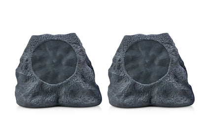SoundPro 1-Pair Bluetooth Multi-Link Solar Rechargeable Wireless Rock Speakers Jupiter Gear Home