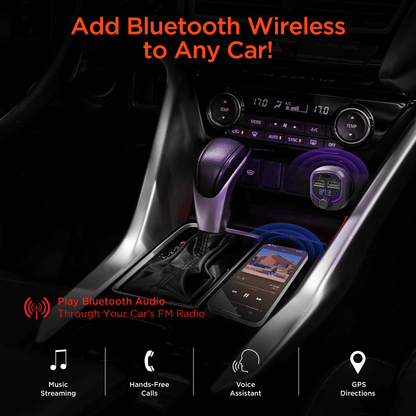 HyperGear IntelliCast Road FM Transmitter Car Charger Jupiter Gear Home