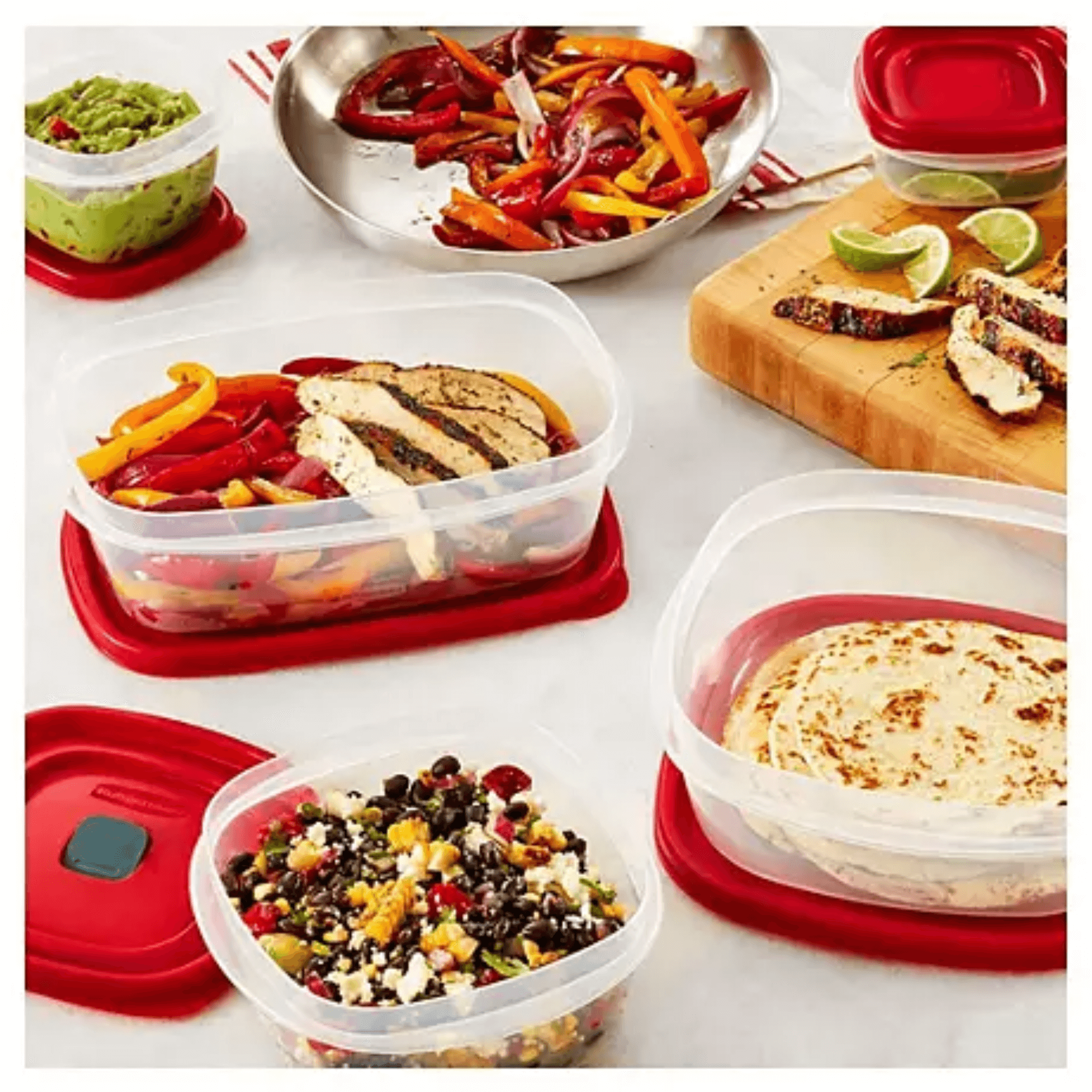 Rubbermaid EasyFindLids 14pc Food Storage Set Jupiter Gear Home