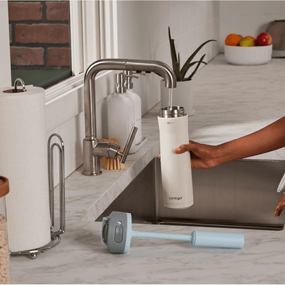 Contigo Wells Chill Stainless Steel 24oz Water Bottle with Autospout Straw Lid and Filter Jupiter Gear Home