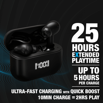 Naztech Xpods ANC Active Noise Cancelling True Wireless Earbuds with Wireless Charging Case Jupiter Gear Home