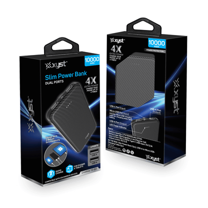 Xyst Super Slim 10000mAh Dual USB Power Bank Jupiter Gear Home