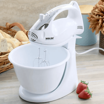 Better Chef 200 Watt Stand/Hand Mixer with Mixing Bowl Jupiter Gear Home
