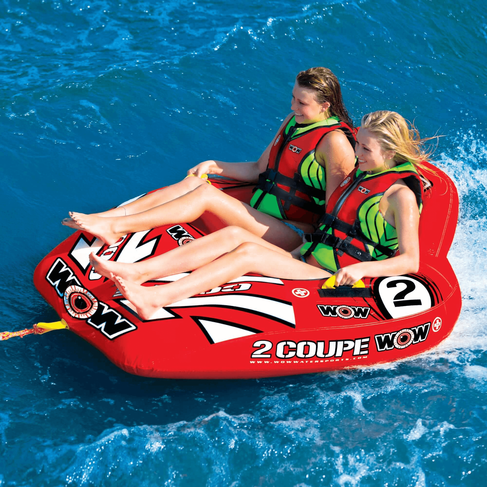 WOW Watersports Coupe Cockpit 1 - 2 Person Inflatable Towable Cockpit Tube Jupiter Gear Home