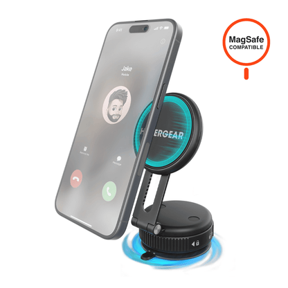 HyperGear Mag Vac Magnetic Phone Mount with Vacuum Suction Cup Base Jupiter Gear Home