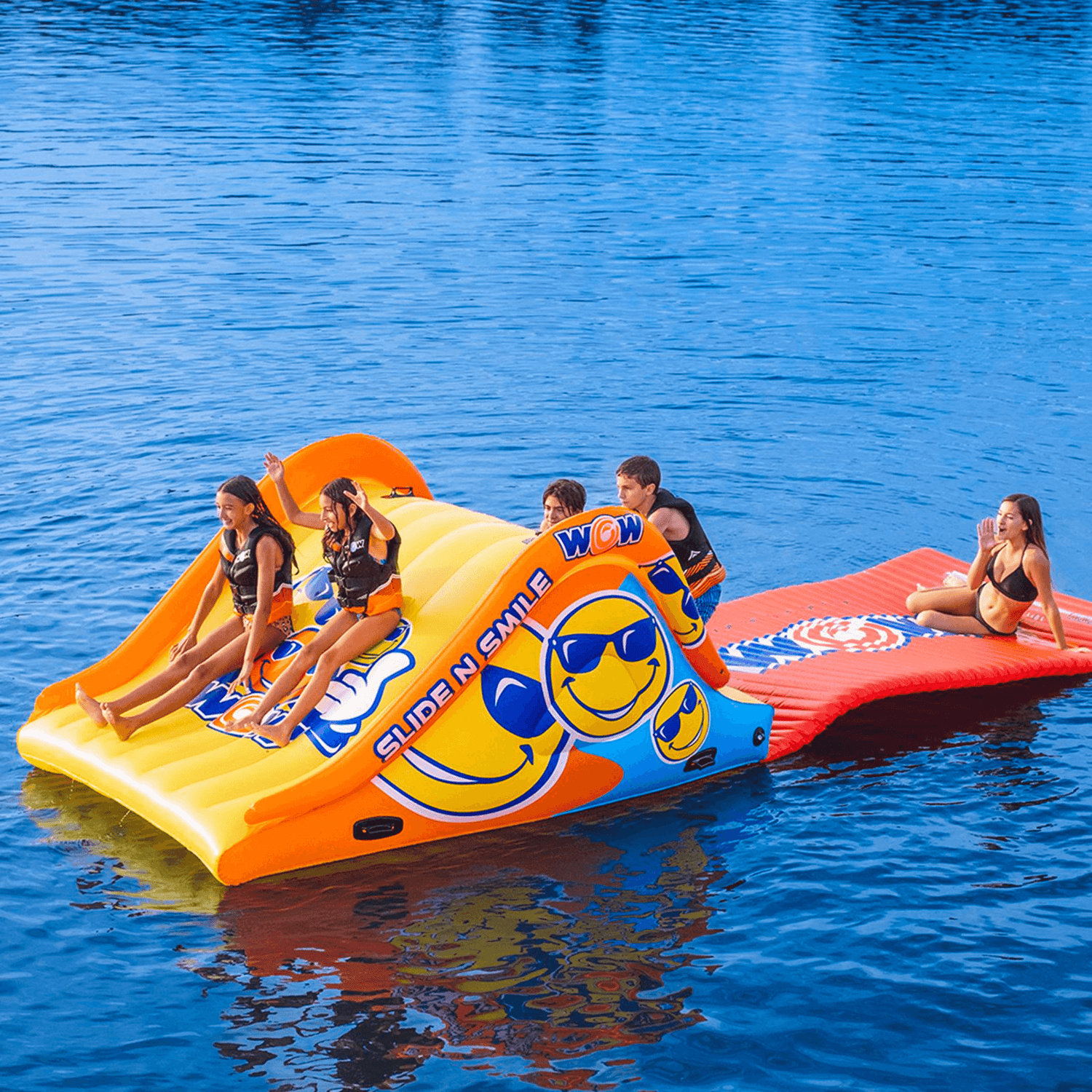 WOW Watersports Slide and Water Walkway Slide N Smile Combo Jupiter Gear Home