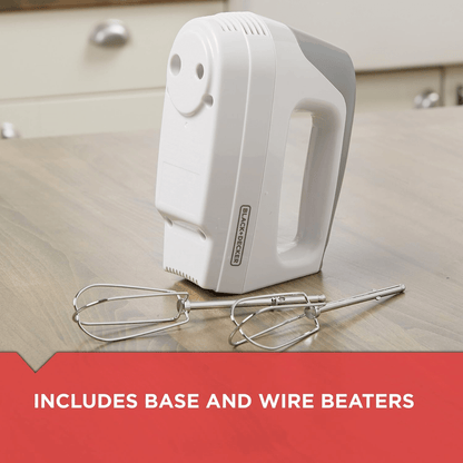 Black &amp; Decker 5-Speed 175-Watt Lightweight Hand Mixer Jupiter Gear Home