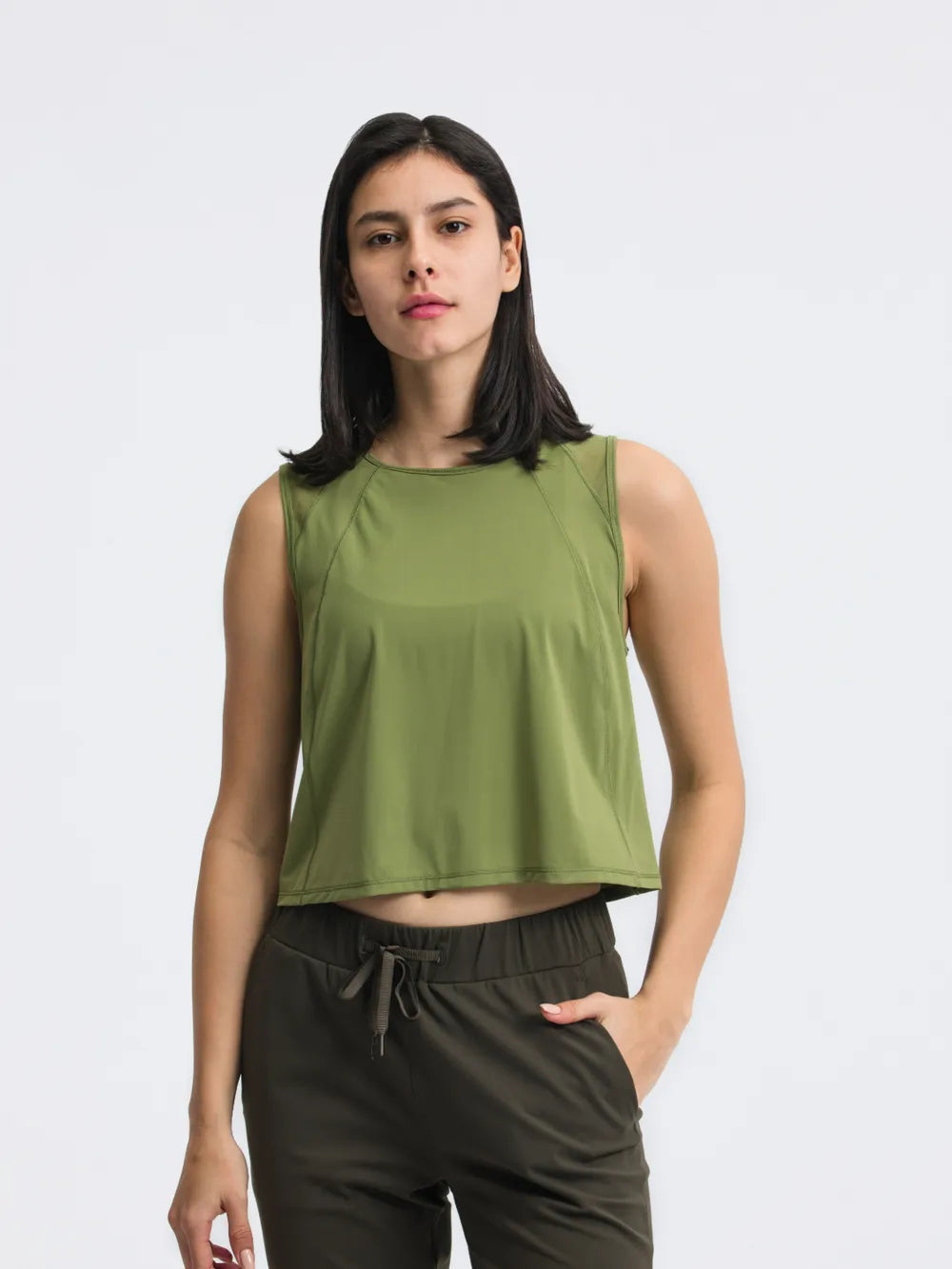 JupiterGear Round-Neck Cropped Tank Jupiter Gear Home