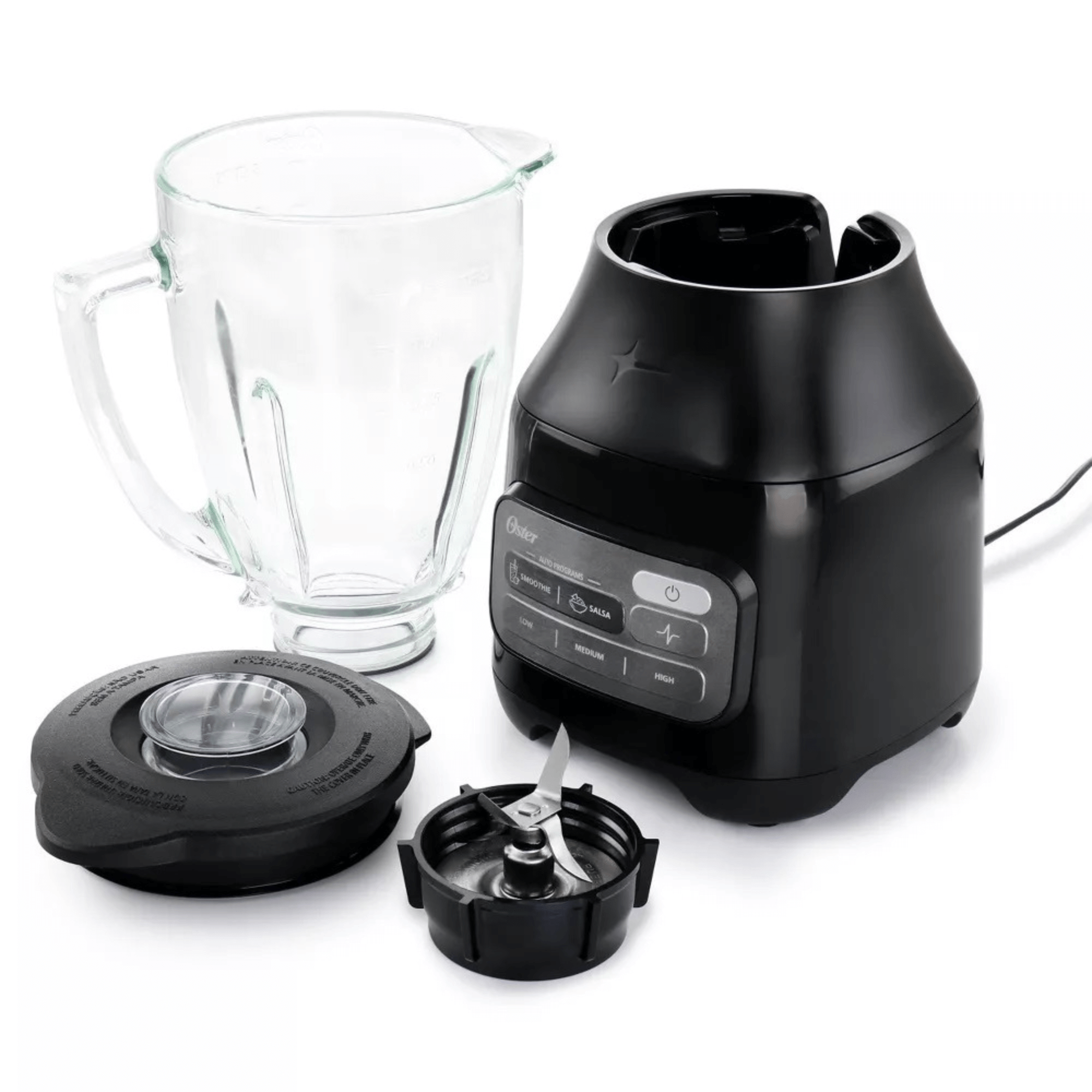 Oster 3-Speed 800W One-Touch Control Glass Jar Blender with Auto Program Jupiter Gear Home