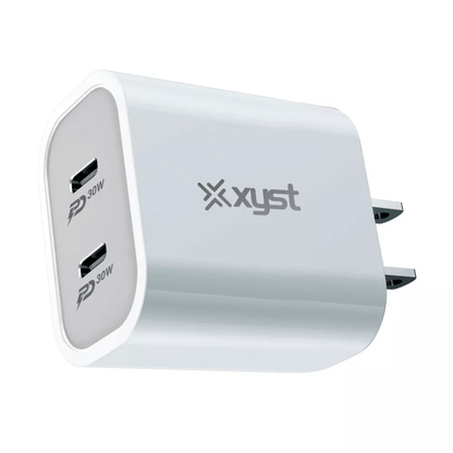 Xyst 30-Watt Dual USB-C Wall Charger Jupiter Gear Home