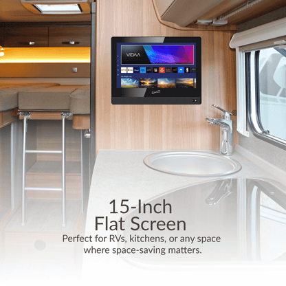 Supersonic 15" VIDAA ACDC Compatible LED Smart TV with Built-In WiFi Jupiter Gear Home