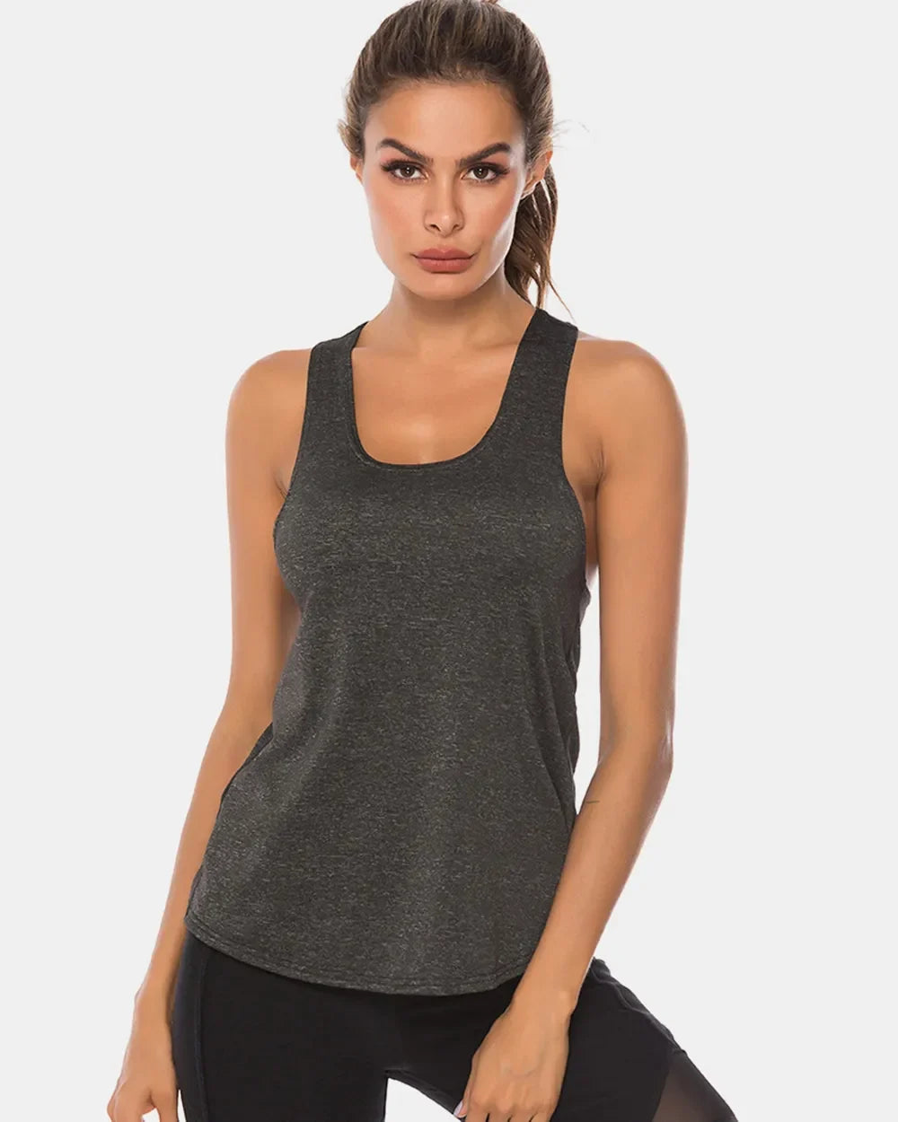 JupiterGear Scoop-Neck Long Tank Top Jupiter Gear Home