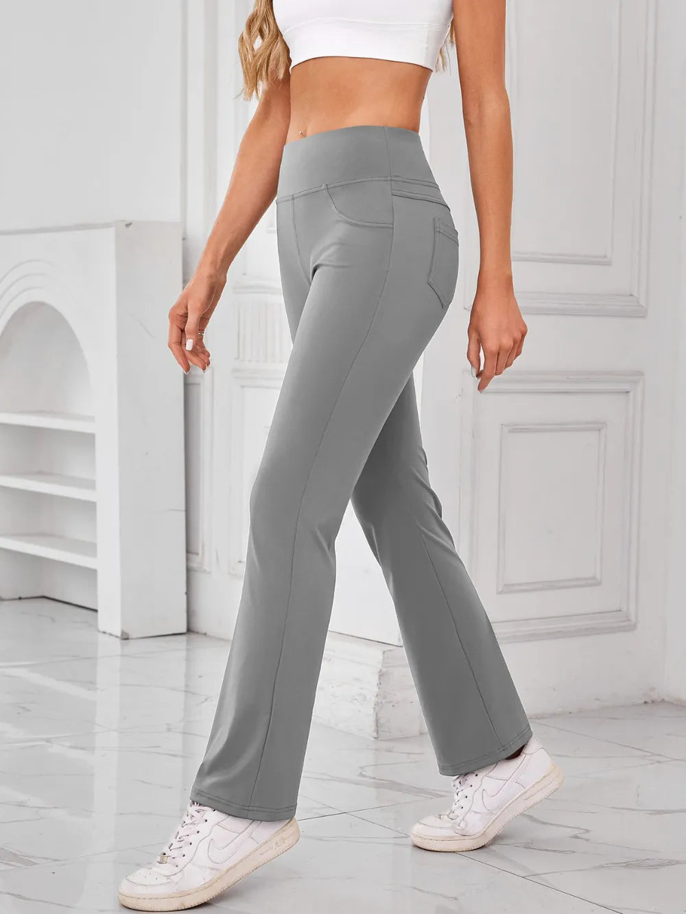 JupiterGear High-Waisted Pants with Pockets Jupiter Gear Home