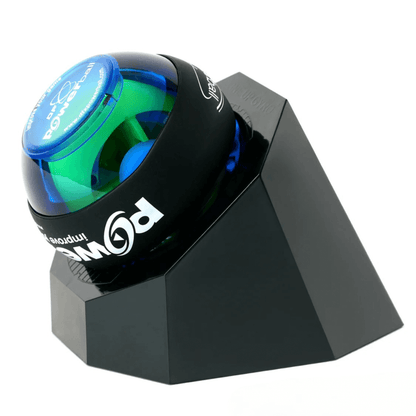 DFX Powerball Blue Gyroscope Hand Exerciser with Powerdock Jupiter Gear Home