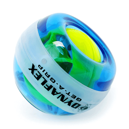 DFX Powerball Blue Gyroscope Hand Exerciser with Powerdock Jupiter Gear Home
