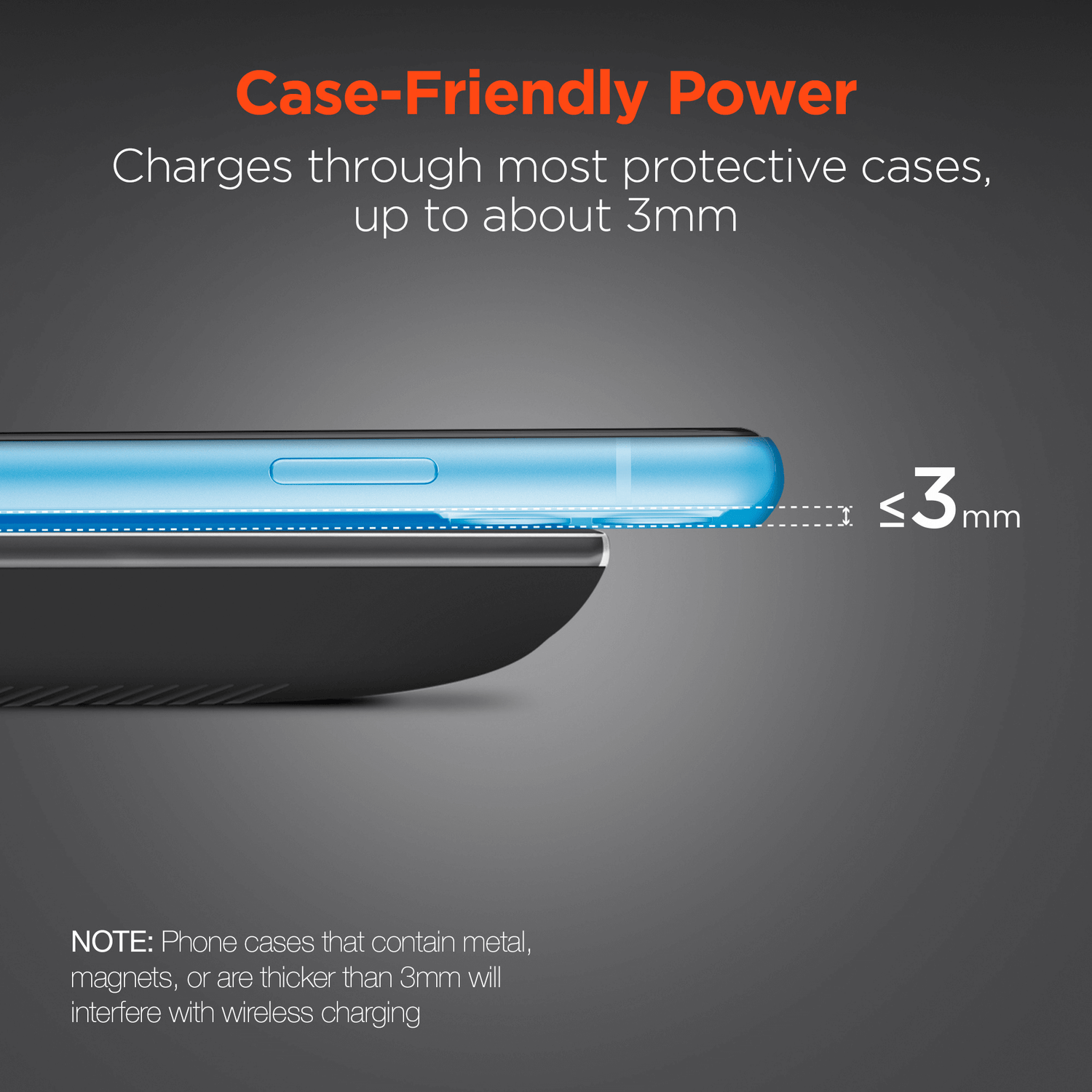HyperGear ChargePad Pro 15W Wireless Fast Charger USB-C Jupiter Gear Home