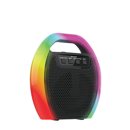 Supersonic 4" Portable Bluetooth Speaker with RGB Handle with FM Radio &amp; TWS (IQ-2404RGB) Jupiter Gear Home
