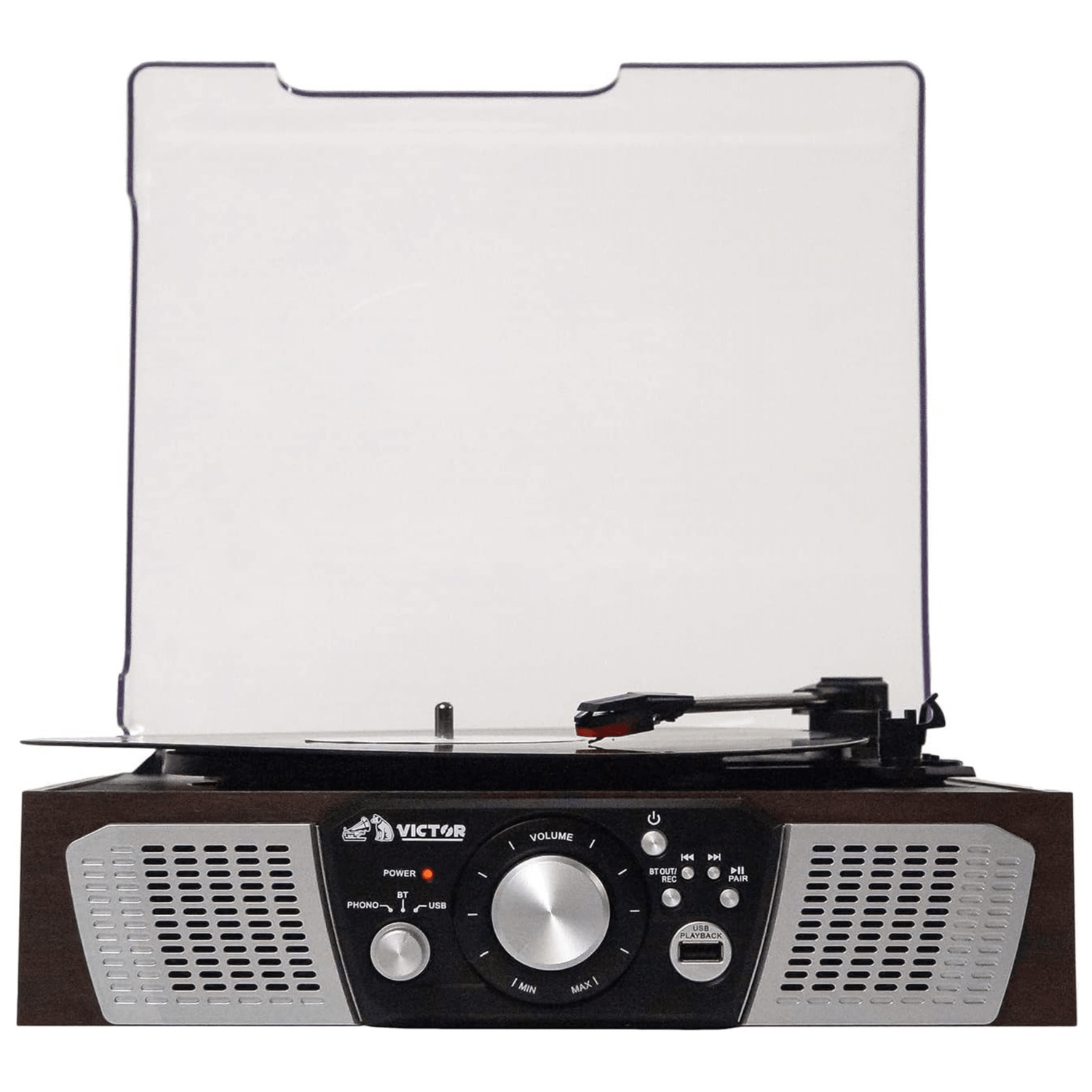 Victor Lakeshore 5-in-1 Hybrid BT Turntable System Espresso - Refurbished Jupiter Gear Home